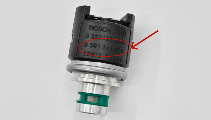 how to find excavator solenoid valve OEM part number
