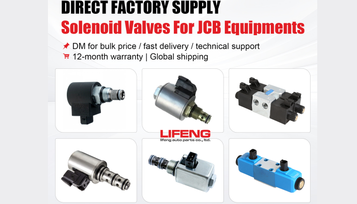premium excavator hydraulic solenoid valves for global brands